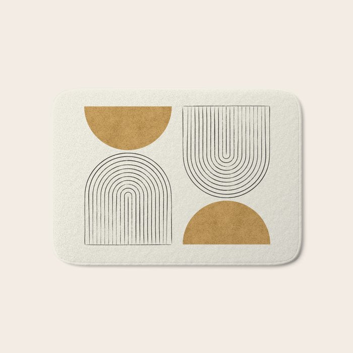 Arch Balance Gold Bath Mat Gallery Image 1