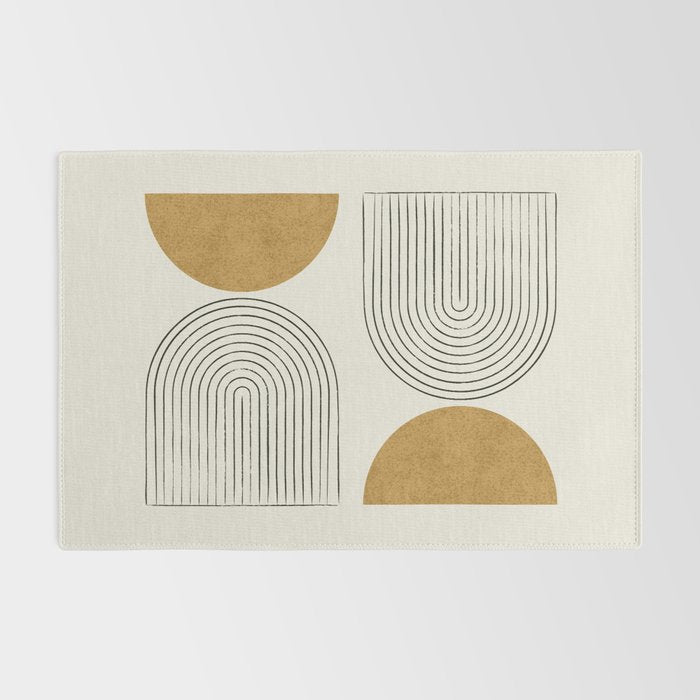 Arch Balance Gold Rug Gallery Image 2