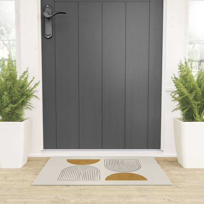 Arch Balance Gold Welcome Mat Gallery Image 3
