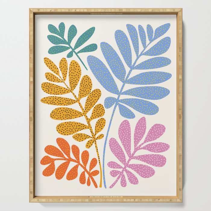 Everywhere All The Time / Whimsical Botanical Series Serving Tray Gallery Image 1
