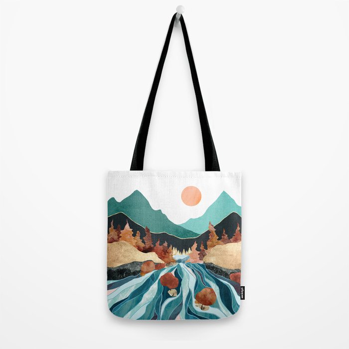 Blue River Tote Bag Gallery Image 2