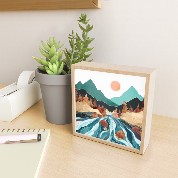 Blue River Mini Art Print Gallery Image 2