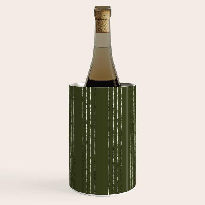 Lines #5 (Olive Green) Wine Chiller Gallery Image 1