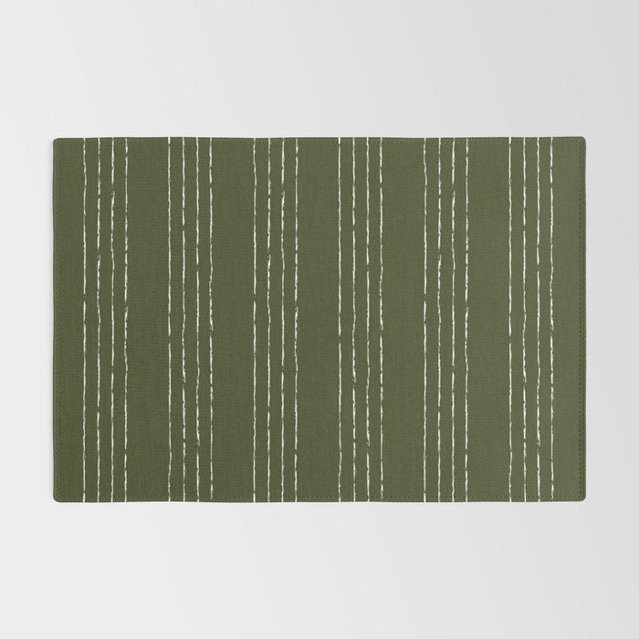 Lines #5 (Olive Green) Rug Gallery Image 2