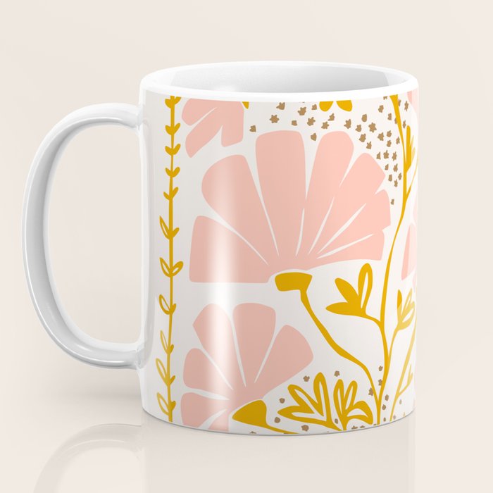 Ever blooming good vibes soft colors Coffee Mug Gallery Image 3