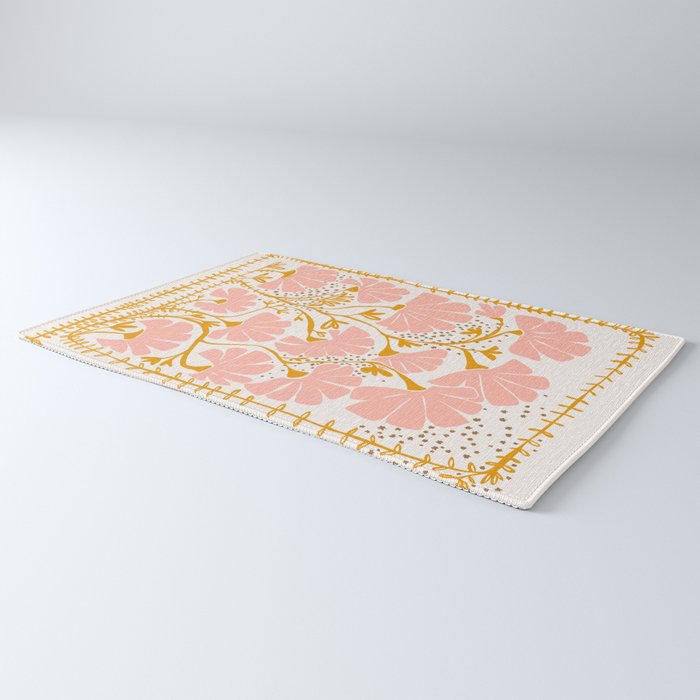 Ever blooming good vibes soft colors Rug Gallery Image 3