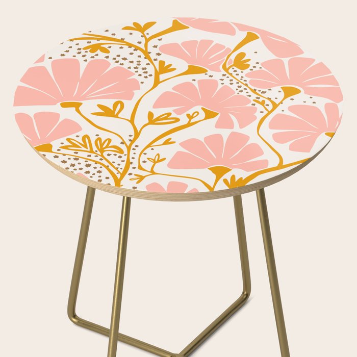 Ever blooming good vibes soft colors Side Table Gallery Image 2