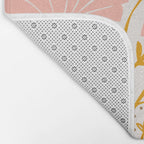Ever blooming good vibes soft colors Bath Mat Gallery Image 2