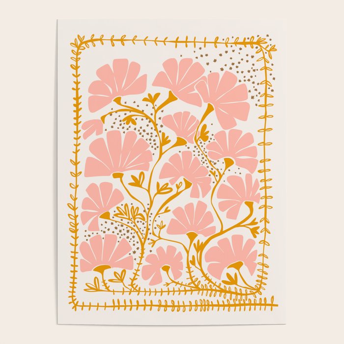 Ever blooming good vibes soft colors Poster Gallery Image 1