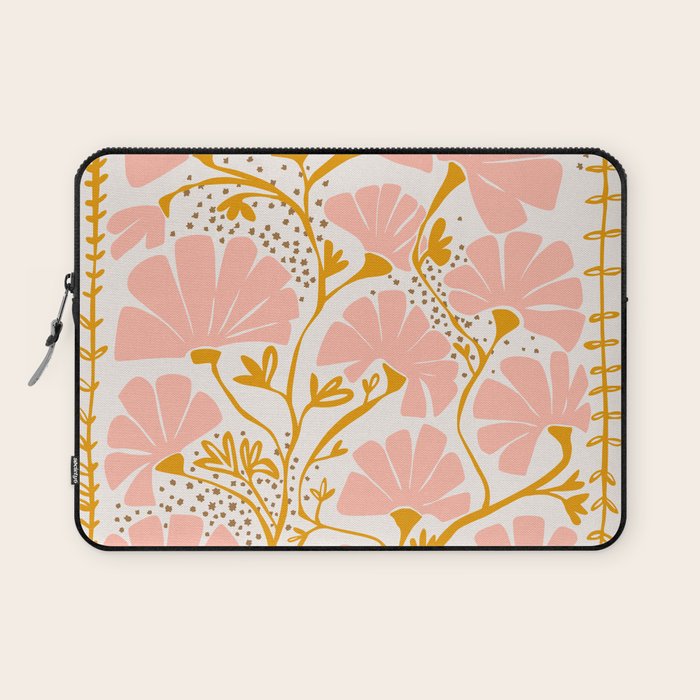 Ever blooming good vibes soft colors Laptop Sleeve Gallery Image 1