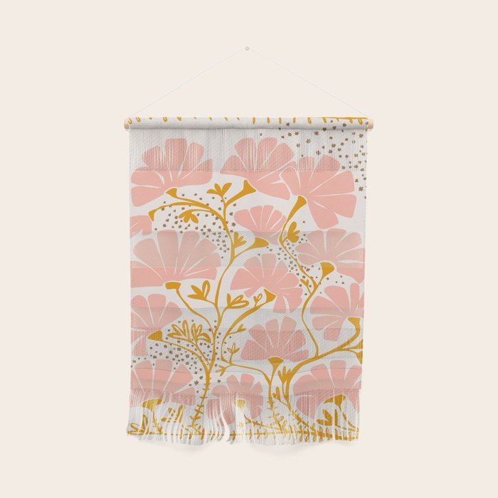 Ever blooming good vibes soft colors Wall Hanging Gallery Image 1