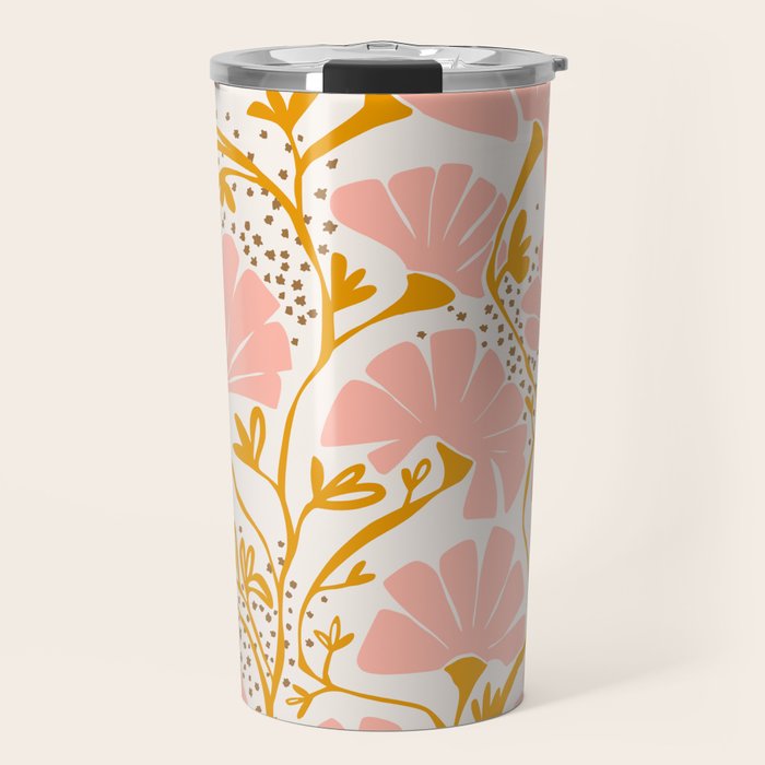 Ever blooming good vibes soft colors Travel Mug Gallery Image 1