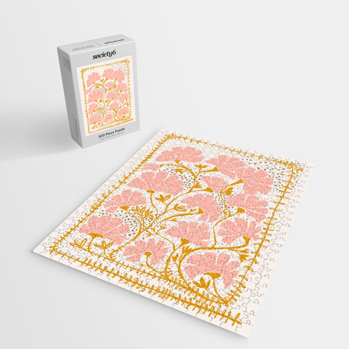 Ever blooming good vibes soft colors Jigsaw Puzzle Gallery Image 2