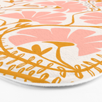 Ever blooming good vibes soft colors Bath Mat Gallery Image 3