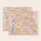 Ever blooming good vibes soft colors Placemat Gallery Image 1