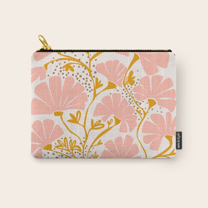 Ever blooming good vibes soft colors Carry All Pouch Gallery Image 1