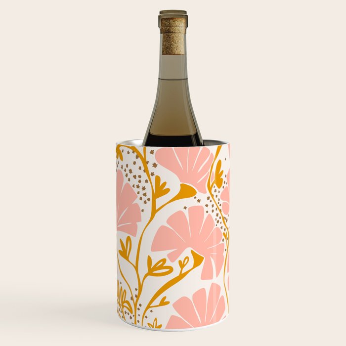 Ever blooming good vibes soft colors Wine Chiller Gallery Image 1