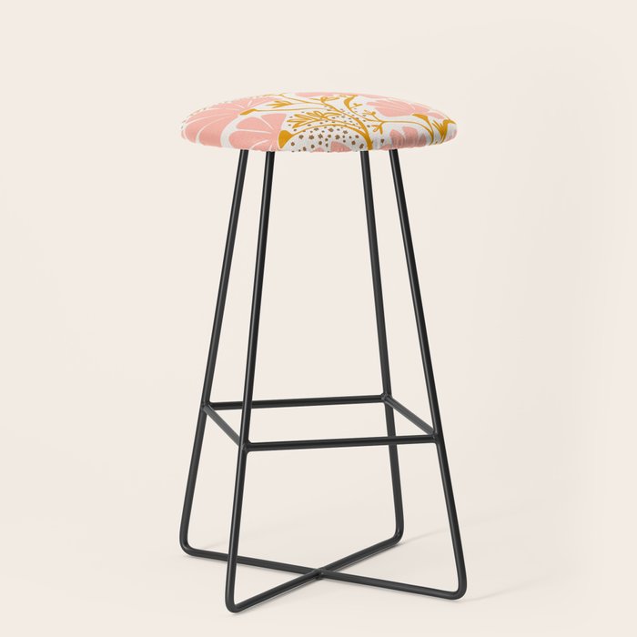 Ever blooming good vibes soft colors Stool Gallery Image 1