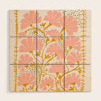 Ever blooming good vibes soft colors Wood Wall Art Gallery Image 1