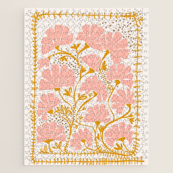 Ever blooming good vibes soft colors Jigsaw Puzzle Gallery Image 1