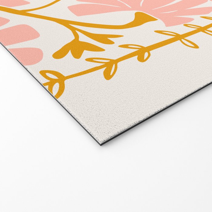 Ever blooming good vibes soft colors Welcome Mat Gallery Image 2