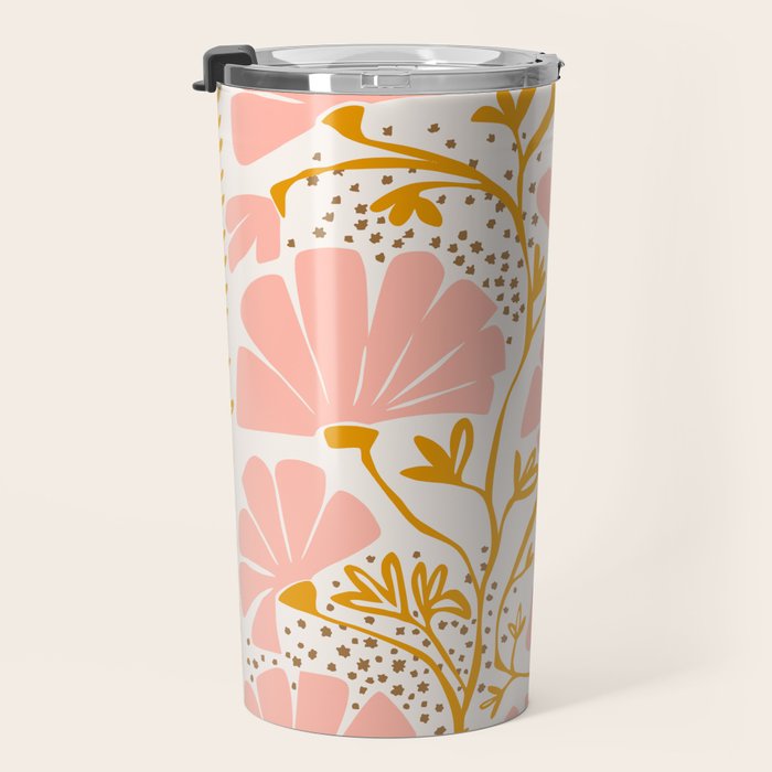 Ever blooming good vibes soft colors Travel Mug Gallery Image 3