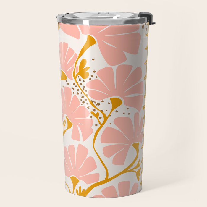 Ever blooming good vibes soft colors Travel Mug Gallery Image 2