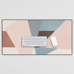 Abstract Minimal Geometric 8 Desk Mat Gallery Image 1