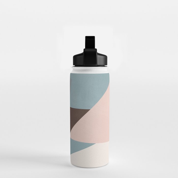 Abstract Minimal Geometric 8 Water Bottle Gallery Image 2