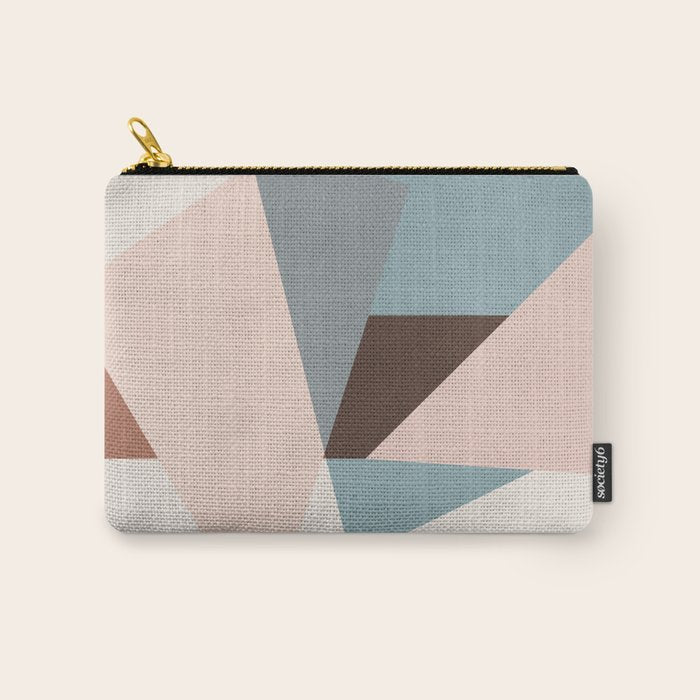 Abstract Minimal Geometric 8 Carry All Pouch Gallery Image 1