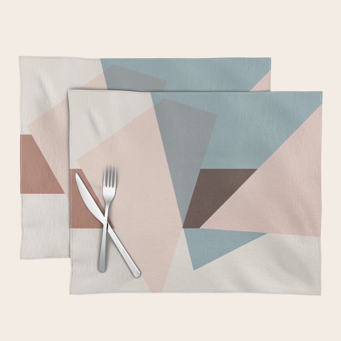 Abstract Minimal Geometric 8 Placemat Gallery Image 1