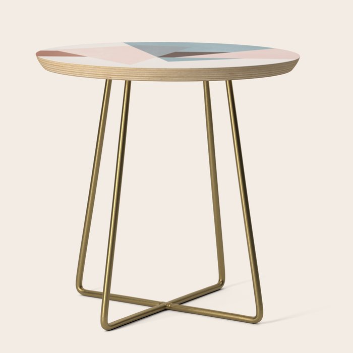 Abstract Minimal Geometric 8 Side Table Gallery Image 1