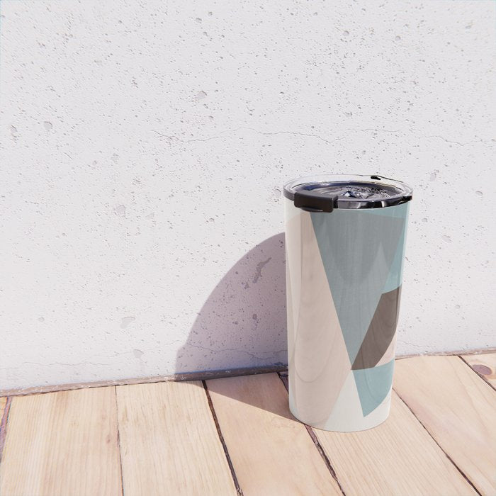 Abstract Minimal Geometric 8 Travel Mug Gallery Image 4