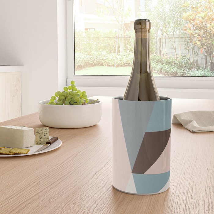 Abstract Minimal Geometric 8 Wine Chiller Gallery Image 4