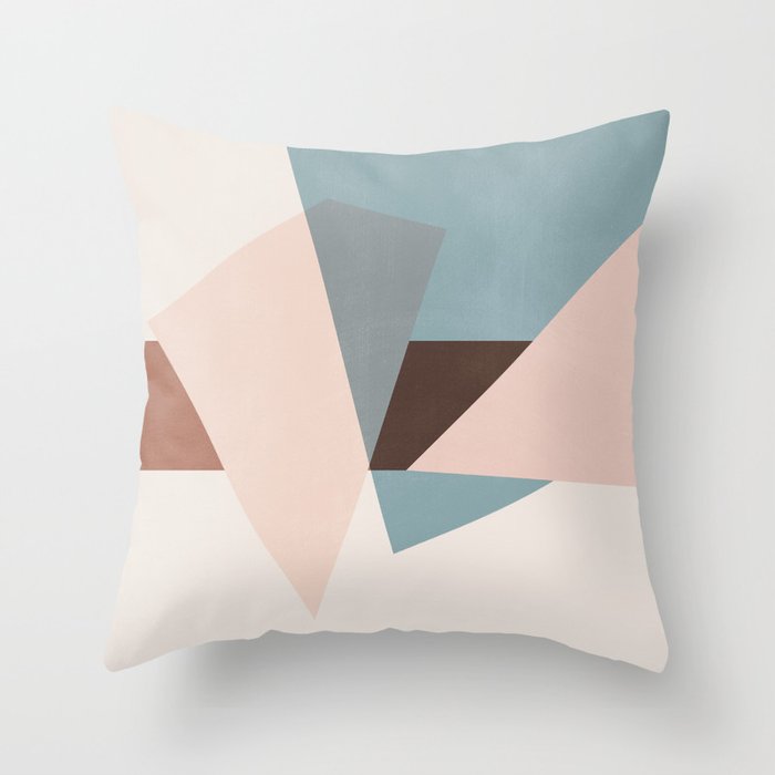 Abstract Minimal Geometric 8 Throw Pillow Gallery Image 6