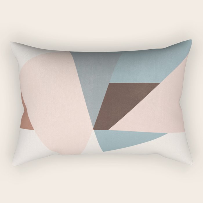 Abstract Minimal Geometric 8 Rectangular Pillow Gallery Image 2
