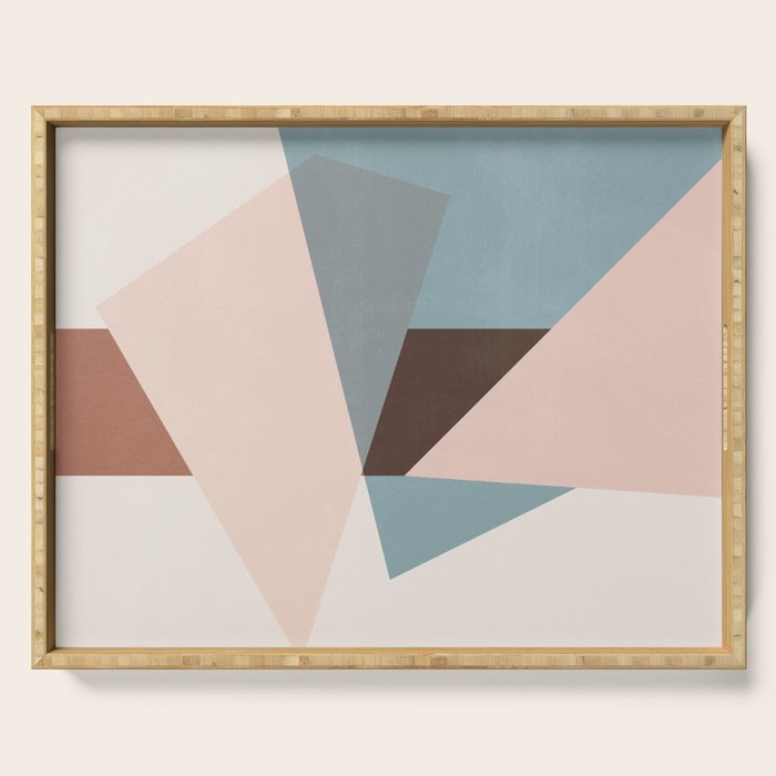 Abstract Minimal Geometric 8 Serving Tray Gallery Image 1