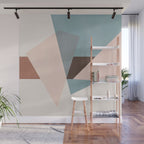 Abstract Minimal Geometric 8 Wall Mural Gallery Image 1