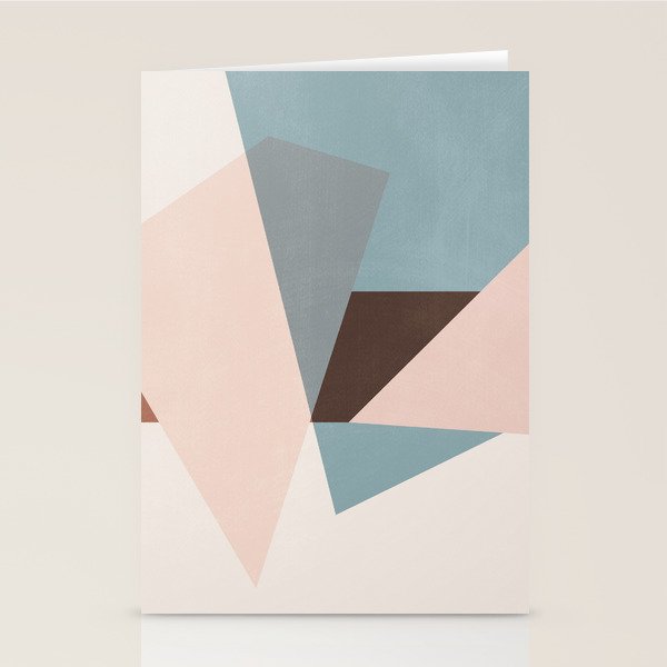 Abstract Minimal Geometric 8 Stationery Card Gallery Image 1