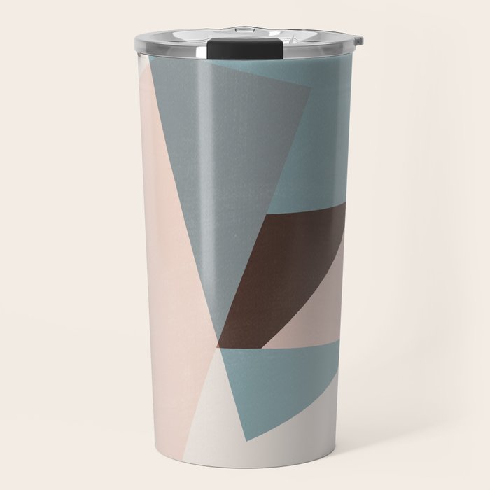 Abstract Minimal Geometric 8 Travel Mug Gallery Image 1