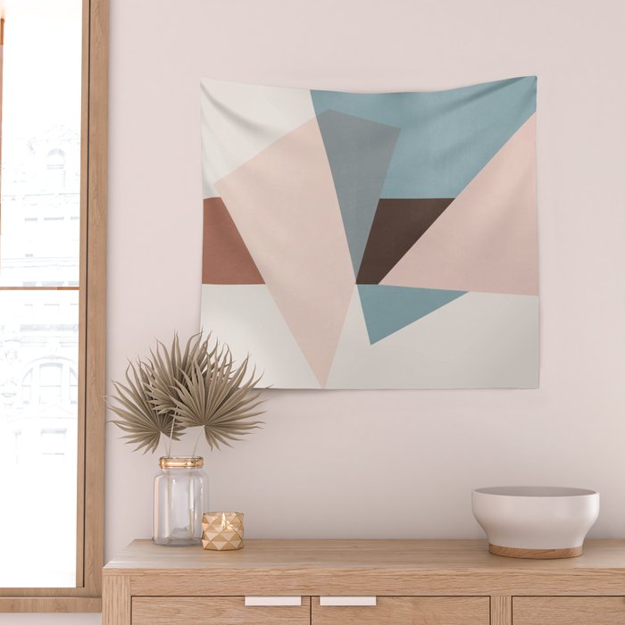 Abstract Minimal Geometric 8 Wall Tapestry Gallery Image 2