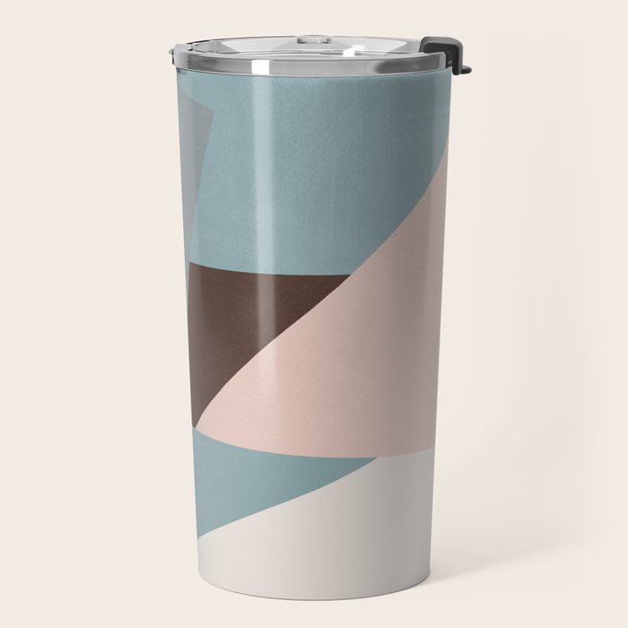 Abstract Minimal Geometric 8 Travel Mug Gallery Image 2