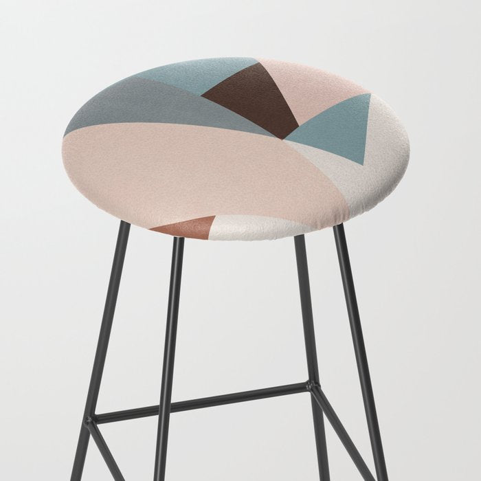 Abstract Minimal Geometric 8 Stool Gallery Image 2