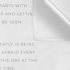 Courage quotes by Brene Brown collection Wall Tapestry Gallery Image 3