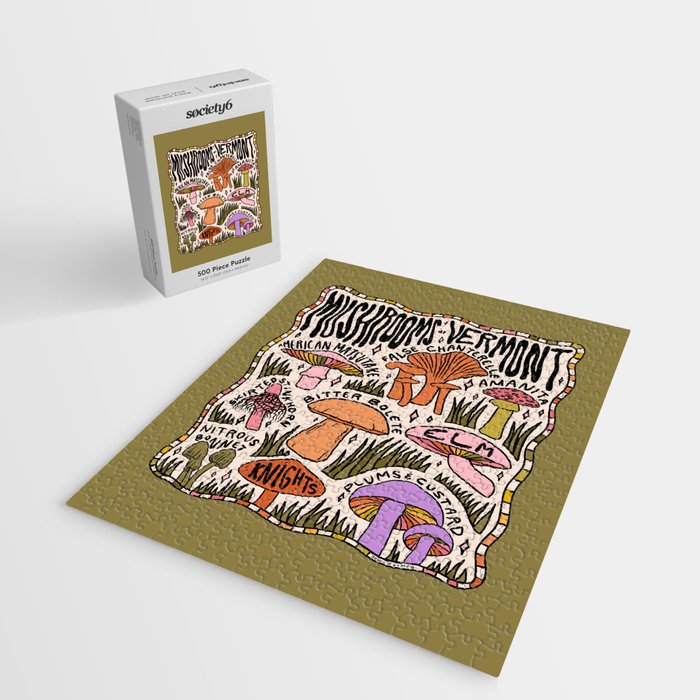 Mushrooms of Vermont Jigsaw Puzzle Gallery Image 2