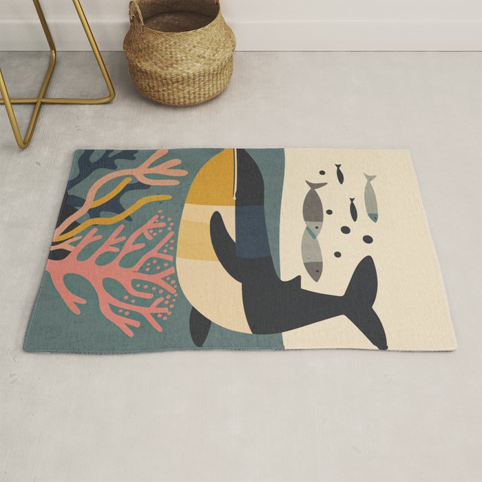 Drifting Whale Rug Gallery Image 1