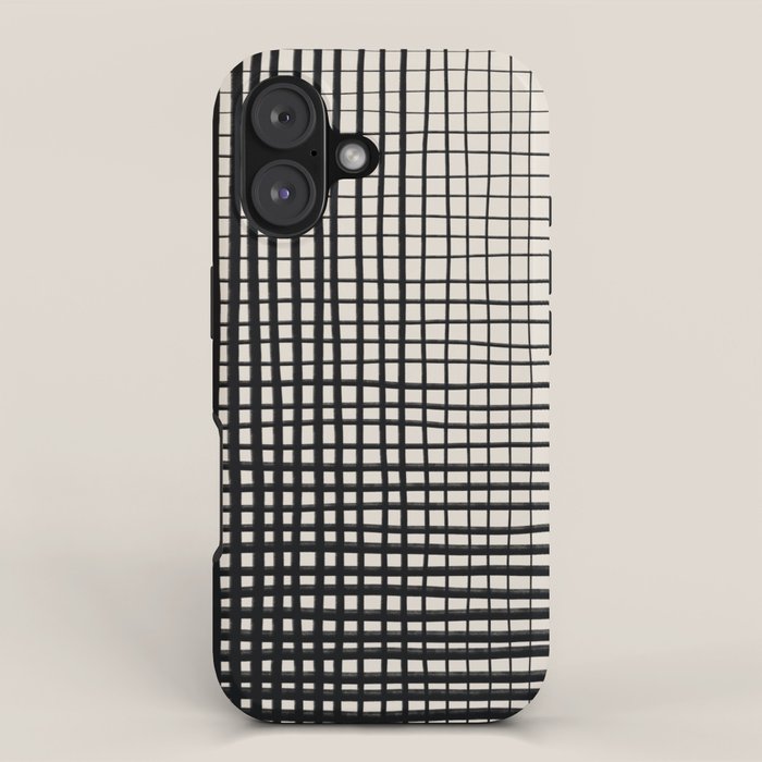 Horizontal & Vertical Lines iPhone Case Gallery Image 1