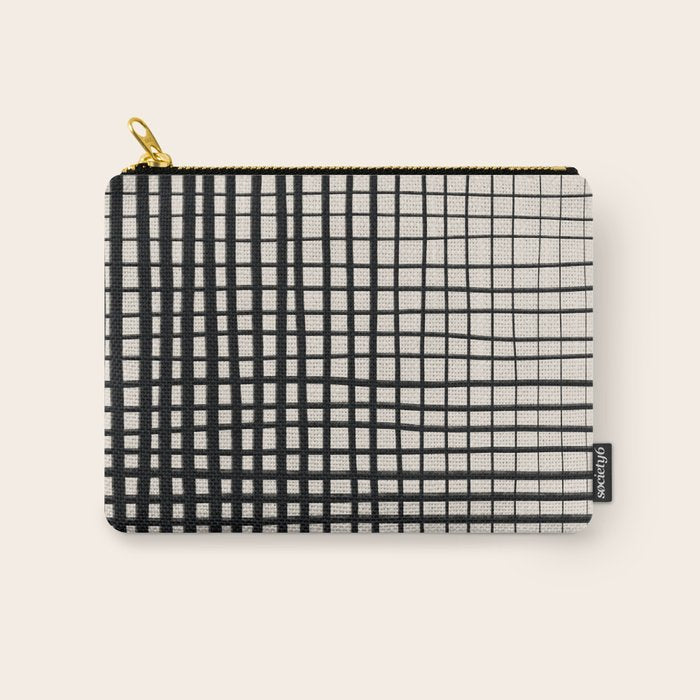 Horizontal & Vertical Lines Carry All Pouch Gallery Image 1