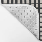 Horizontal & Vertical Lines Bath Mat Gallery Image 2