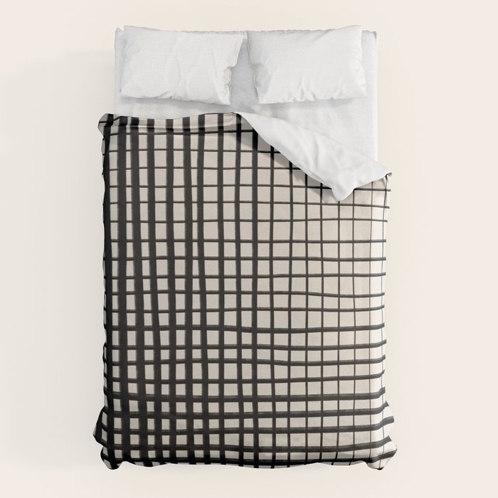 Horizontal & Vertical Lines Duvet Cover Gallery Image 6